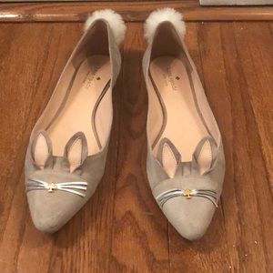 Kate Spade 9.5 bunny flats